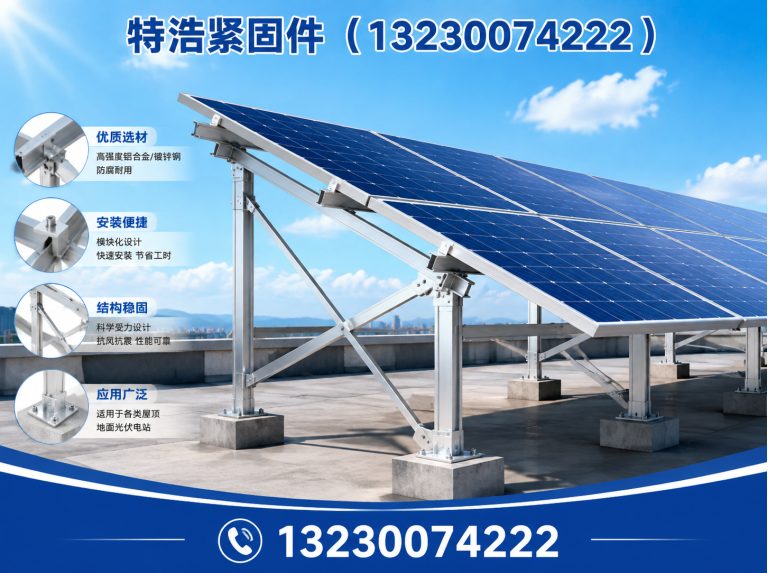 武安市光伏支架展示图